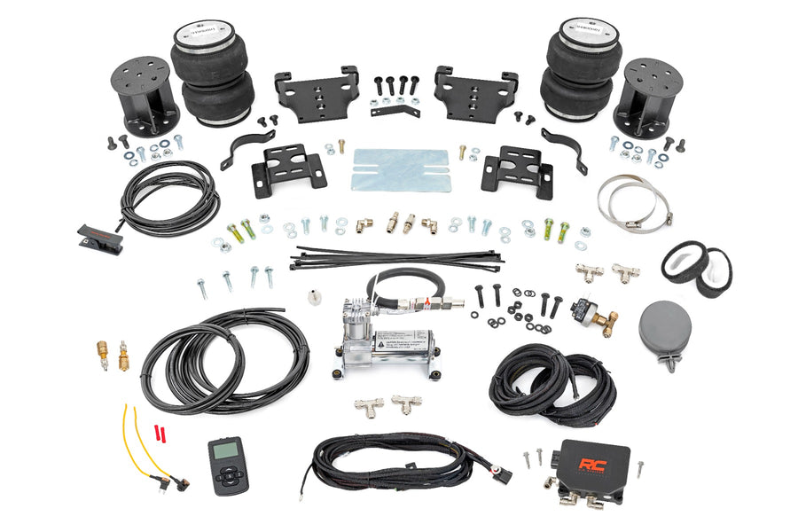 Kit de Resorte de Aire con Compresor | Controlador Inalámbrico | Kit de Elevación de 6 Pulgadas | Chevy/GMC 2500HD (01-10)