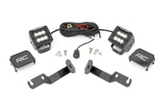 Kit de Luces LED | Montaje tipo Ditch | 2" Negro Pair | Flood | Toyota Tacoma (05-15)