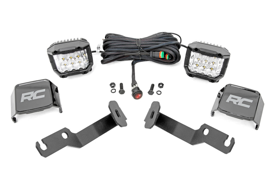 Kit de Luces LED | Montaje tipo Ditch | 3" OSRAM | Ancho | Toyota Tacoma 2WD/4WD (05-15)