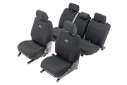 Fundas de Asiento | Delantero y Trasero | Cabina Crew | Toyota Tacoma 2WD/4WD (2005-2015)