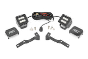 Kit de Luces LED | Montaje tipo Ditch | 2" Negro Pair | Flood | Toyota Tacoma (16-23)