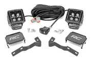 Kit de Luces LED | Montaje tipo Ditch | 2" Negro Pair | Ámbar DRL | Toyota Tacoma (16-23)