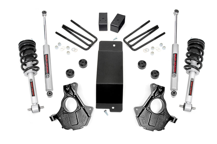 Kit de Elevación de 3.5 Pulgadas | Brazo de Control Inferior de Acero Fundido | FR N3 | Chevy/GMC 1500 (14-18 & Classic)