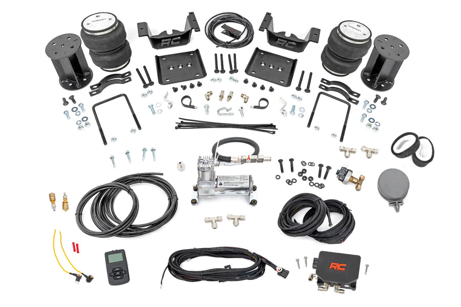 Kit de Resorte de Aire con Compresor | Controlador Inalámbrico | Kit de Elevación de 6-7.5 Pulgadas | Chevy/GMC 1500 (07-18)