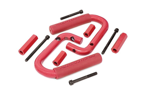 Asas de Sujeción | Acero | Delantero | Rojo | Jeep Wrangler JK/Wrangler Unlimited (07-18)