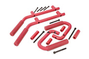 Asas de Sujeción | Acero | Delantero y Trasero | Rojo | Jeep Wrangler JK/Wrangler Unlimited (07-18)