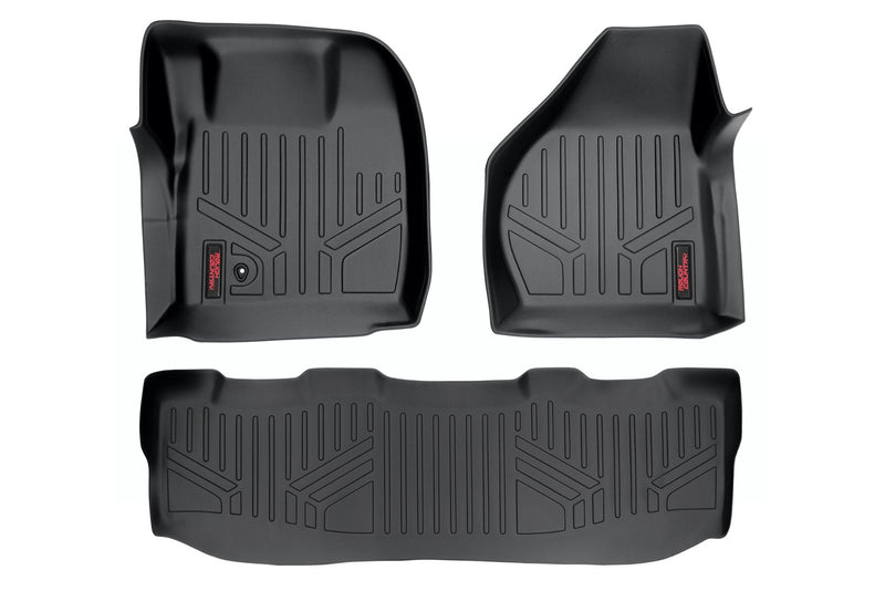 Tapetes Delantero y Trasero | Cabina Crew | Ford F-250/F-350 Super Duty 2WD/4WD (08-10)