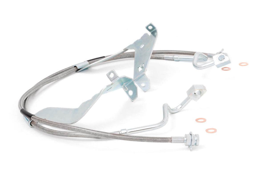 Líneas de Freno | Acero Inoxidable | FR | Elevación de 4-6 Pulgadas | Ford F-250/F-350 Super Duty (08-16)