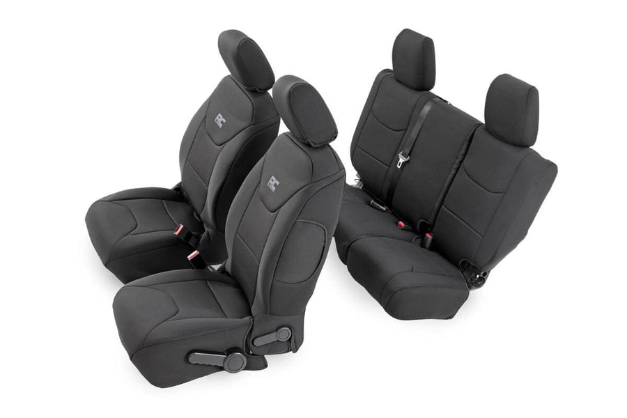 Fundas de Asiento | Delantero y Trasero | Jeep Wrangler Unlimited 2WD/4WD (2008-2010)