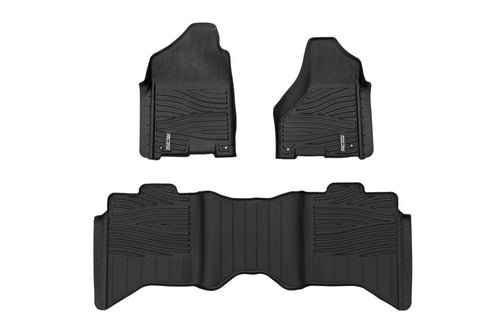 Tapetes Flex-Fit | Delantero y Trasero | Cabina Crew | Ram 1500 2WD/4WD (2012-2018 & Classic)