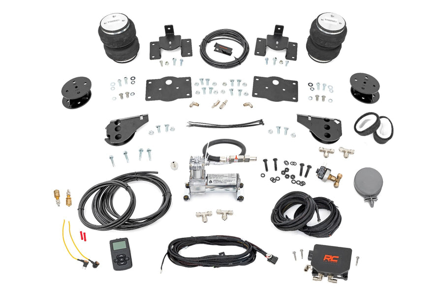 Kit de Resorte de Aire con Compresor | Controlador Inalámbrico | Kit de Elevación de 4 Pulgadas | Ram 1500 (10-18 & Classic)