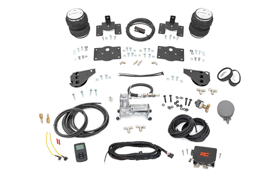Kit de Resorte de Aire con Compresor | Controlador Inalámbrico | Altura de Fábrica | Ram 1500 (10-18 & Classic)