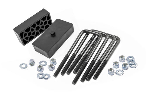 1.5 Inch Kit de Bloques y Grilletes en U | Chevy Silverado 2500 HD 2WD/4WD (2001-2010)
