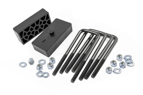 1.5 Inch Kit de Bloques y Grilletes en U | Chevy/GMC 2500HD (11-19)