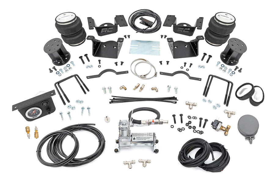 Kit de Resorte de Aire con Compresor | Kit de Elevación de 7.5 Pulgadas | Chevy/GMC 2500HD/3500HD (11-19)