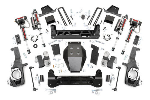 Kit de Elevación de 7 Pulgadas | NTD | Vertex Shocks | con Resortes de Carga Extra | Chevy/GMC 2500HD/3500HD (20-26)