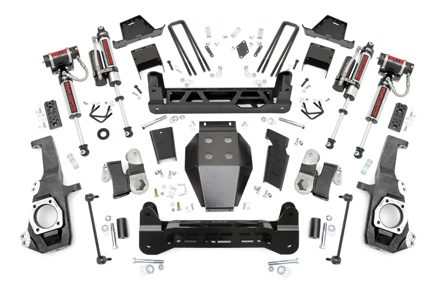 Kit de Elevación de 7 Pulgadas | NTD | Vertex Shocks | con Resortes de Carga Extra | Chevy/GMC 2500HD/3500HD (20-26)