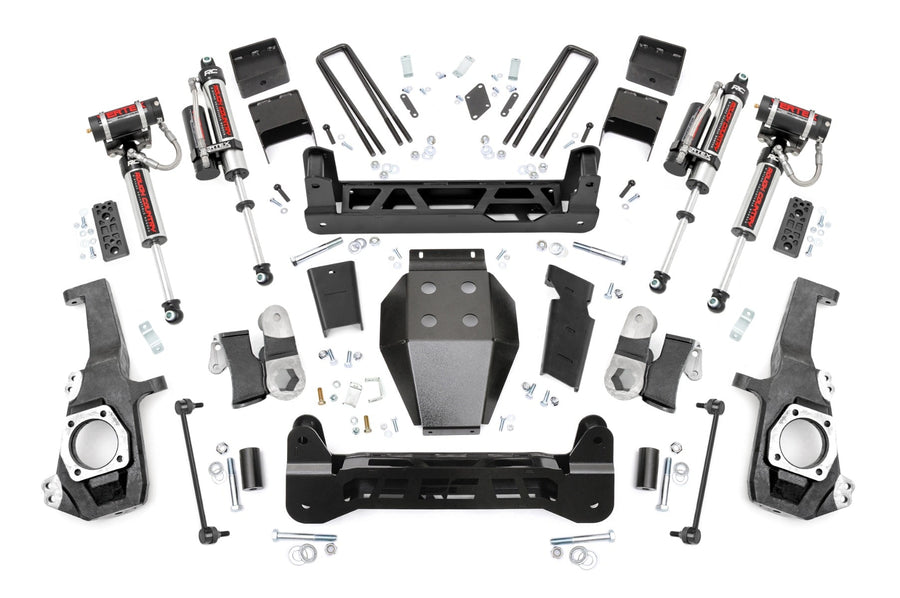 Kit de Elevación de 5 Pulgadas | NTD | Vertex Shocks | con Resortes de Carga Extra | Chevy/GMC 2500HD/3500HD (20-26)
