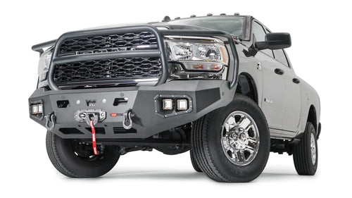 Ascent HD delantero Defensa con Full protector de parrilla para 2019-2026 Ram 2500/3500/4500/5500 Warn