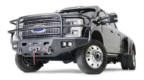 Ascent HD delantero Defensa con Full protector de parrilla para 2017-2022 Ford F-450/F-550 Warn