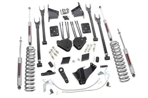 Kit de Elevación de 6 Pulgadas | 4 Link | No OVLD | Ford F-250 Super Duty 4WD (2011-2014)