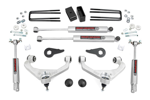 Kit de Elevación de 3.5 Pulgadas | con Resortes de Carga Extra | Chevy/GMC 2500HD/3500HD (11-19)