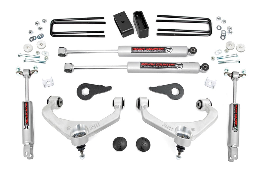 Kit de Elevación de 3.5 Pulgadas | con Resortes de Carga Extra | Chevy/GMC 2500HD/3500HD (11-19)