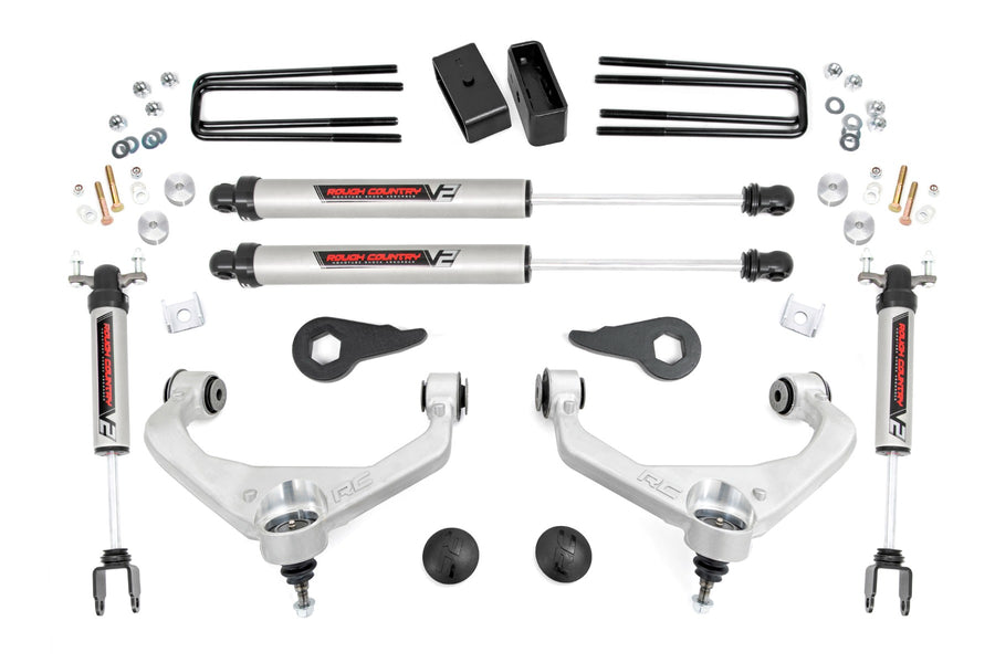 Kit de Elevación de 3.5 Pulgadas | V2 | con Resortes de Carga Extra | Chevy/GMC 2500HD/3500HD (11-19)