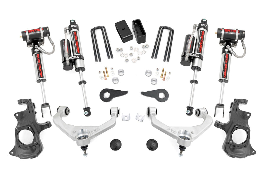 Kit de Elevación de 3.5 Pulgadas | Knuckle | Vertex | con Resortes de Carga Extra | Chevy/GMC 2500HD/3500HD (11-19)