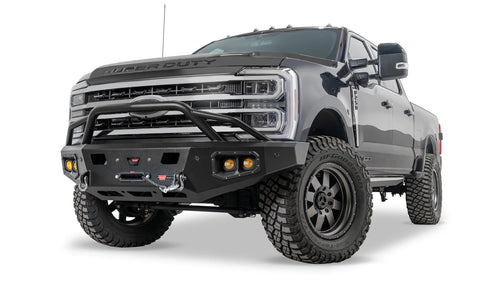 Ascent HD delantero Defensa con Prerunner protector de parrilla para 2023-2026 Ford Super Duty Warn
