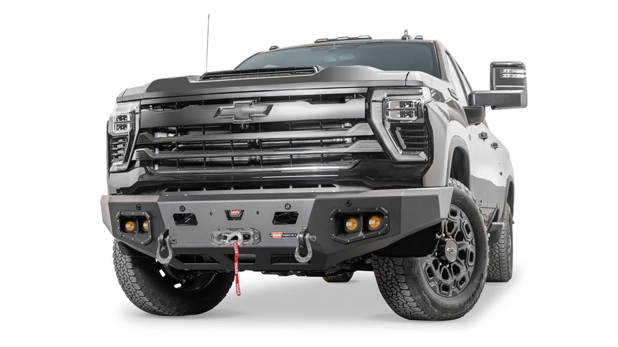 Ascent HD Front Defensa para 2024-2026 Chevrolet Silverado 2500/3500 HD Warn SKU 110912