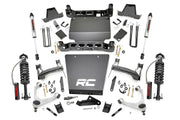 7 Inch Stamped Acero Brazo de Control Inferior Kit de Elevación | Brazo de Control Superior Forjado | Soporte | Vertex/V2 Shks | Chevy/GMC 1500 (16-18)