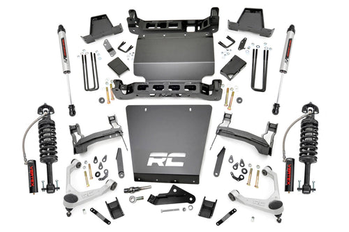 7 Inch Stamped Acero Brazo de Control Inferior Kit de Elevación | Brazo de Control Superior Forjado | Soporte | Vertex/V2 Shks | Chevy/GMC 1500 (16-18)