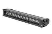 12 Inch LED Serie Negro Light Bar | Single Row | Blanco Frío DRL