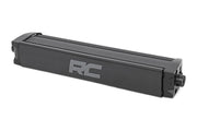 12 Inch LED Serie Negro Light Bar | Single Row | Blanco Frío DRL