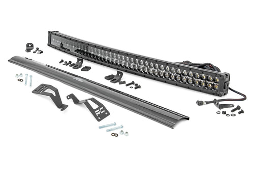 Kit de Luces LED | Montaje Delantero | 40" Negro Dual Row | Blanco DRL | Can-Am Commander Max 1000