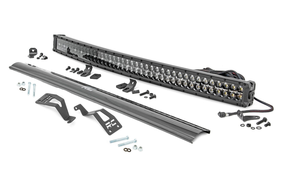 Kit de Luces LED | Montaje Delantero | 40" Negro Dual Row | Blanco DRL | Can-Am Commander Max 1000