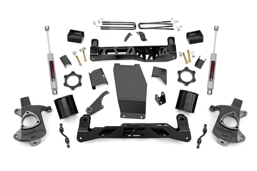 Kit de Elevación de 5 Pulgadas | Aluminio/Acero Estampado | Chevy/GMC 1500 (14-18 & Classic)