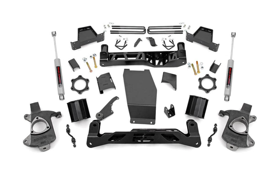 Kit de Elevación de 6 Pulgadas | Aluminio/Acero Estampado | Chevy/GMC 1500 (14-18 & Classic)