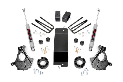 Kit de Elevación de 3.5 Pulgadas | Brazo de Control Inferior Aluminio/Acero Estampado | Chevy/GMC 1500 (14-18 & Classic)