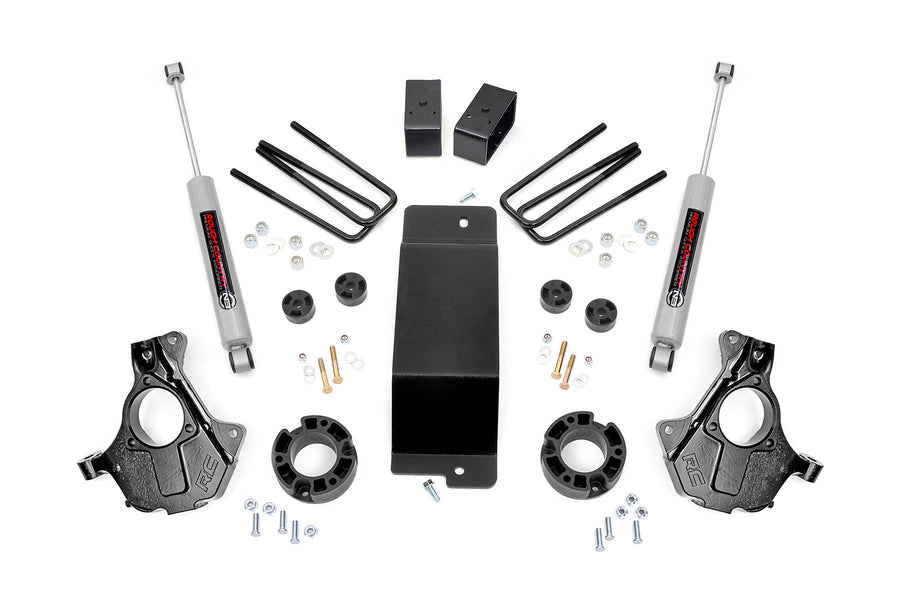 Kit de Elevación de 3.5 Pulgadas | Brazo de Control Inferior Aluminio/Acero Estampado | Chevy/GMC 1500 (14-18 & Classic)