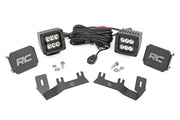 Kit de Luces LED tipo Ditch | 2in Negro Pair | Spot | Chevy/GMC 1500 (14-18 & Classic)