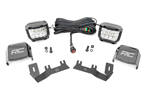 Kit de Luces LED tipo Ditch | 3in OSRAM Pair | Ancho | Chevy/GMC 1500 (14-18 & Classic)