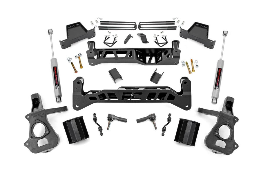 Kit de Elevación de 7 Pulgadas | Aluminio/Acero Inoxidable | Chevy/GMC 1500 2WD (14-18 & Classic)
