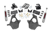 Kit de Rebaje de 2 Pulgadas | 4 Inch Rear Rebaje | Knuckle Aluminio/Acero Estampado | Chevy/GMC 1500 (14-18)