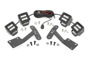 Kit de Luces LED | Montaje tipo Ditch | Dual 2" Negro Pairs | Flood | Toyota Tundra (14-21)