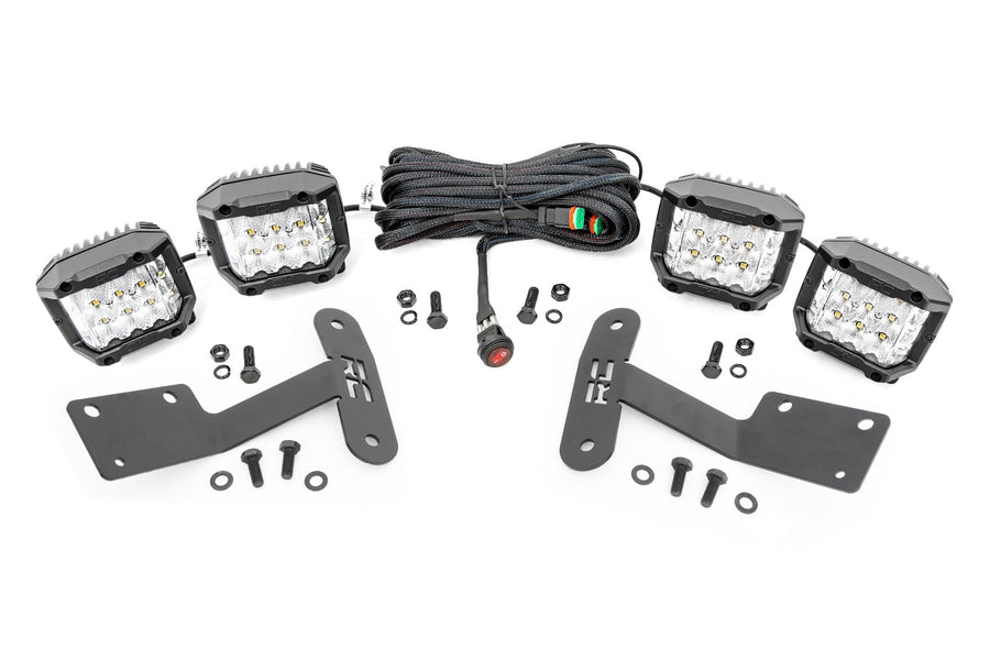Kit de Luces LED | Montaje tipo Ditch | 3" OSRAM | Ancho | Toyota Tundra 2WD/4WD (14-21)