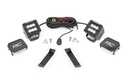 Kit de Luces LED | Montaje tipo Ditch | 2" Negro Pair | Flood | Jeep Cherokee KL (14-21)