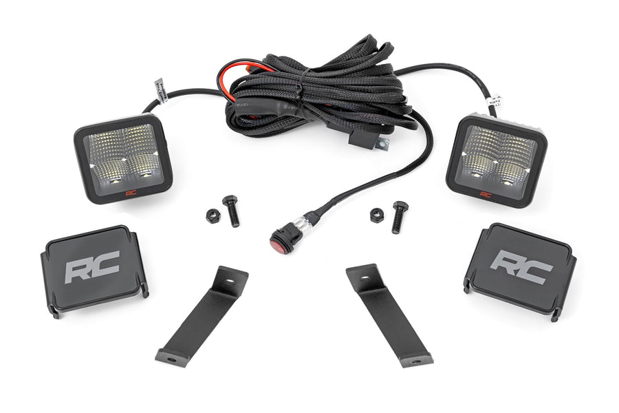 Kit de Luces LED | Montaje tipo Ditch | 2" Spectrum Pair | Spot | Jeep Cherokee KL (14-21)