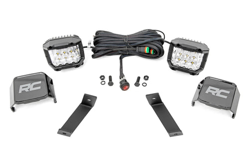 Kit de Luces LED | Montaje tipo Ditch | 3" OSRAM | Ancho | Jeep Cherokee KL (14-21)